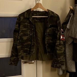 Women S jacket camouflage